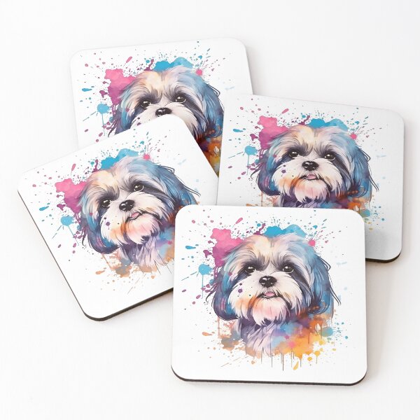 Item preview, Shihtzu | Colorful Watercolor Design #8 designed and sold by MatsurexDesigns.