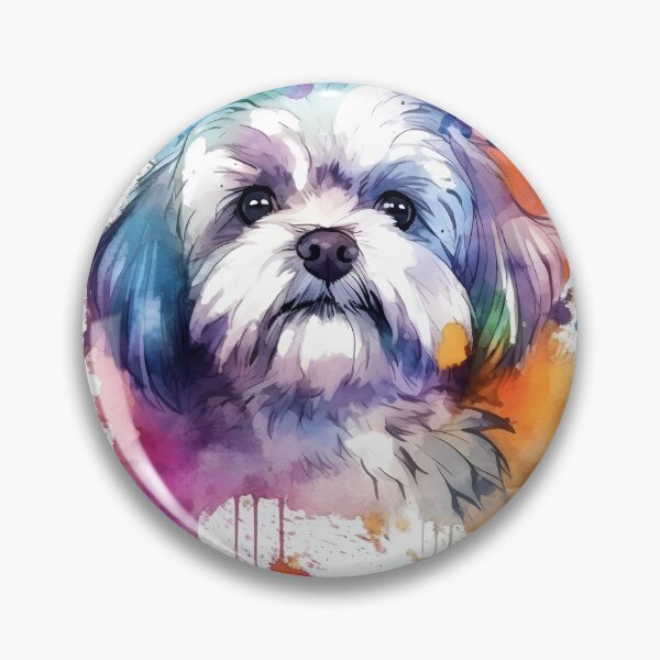Item preview, Shihtzu | Colorful Watercolor Design #7 designed and sold by MatsurexDesigns.