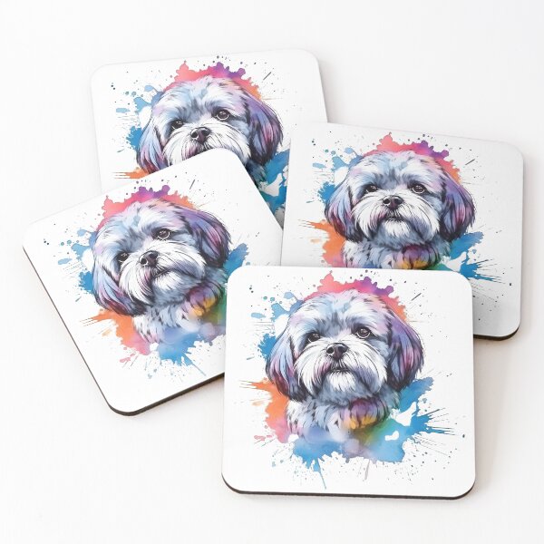 Item preview, Shihtzu | Colorful Watercolor Design #6 designed and sold by MatsurexDesigns.
