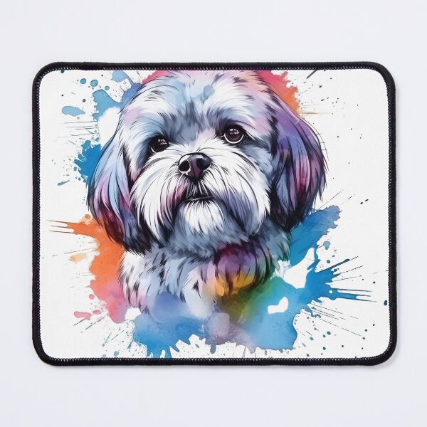 Item preview, Shihtzu | Colorful Watercolor Design #6 designed and sold by MatsurexDesigns.