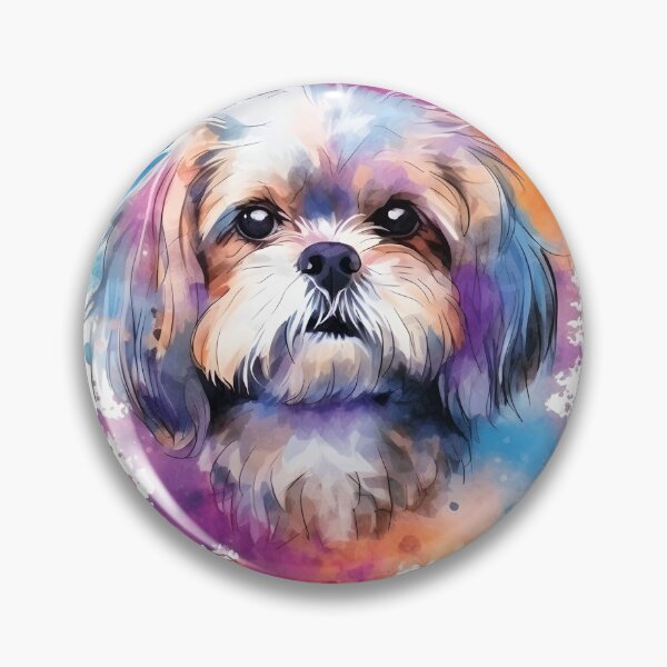Item preview, Shihtzu | Colorful Watercolor Design #5 designed and sold by MatsurexDesigns.