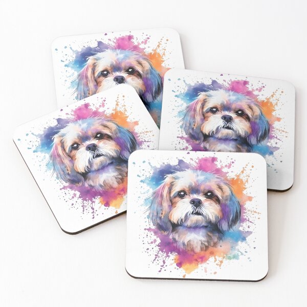 Item preview, Shihtzu | Colorful Watercolor Design #5 designed and sold by MatsurexDesigns.