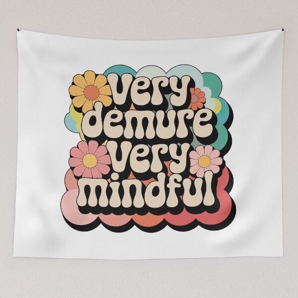 Item preview, Very Demure Very Mindful designed and sold by Angry Swan Designs.