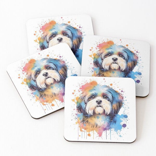 Item preview, Shihtzu | Colorful Watercolor Design #3 designed and sold by MatsurexDesigns.