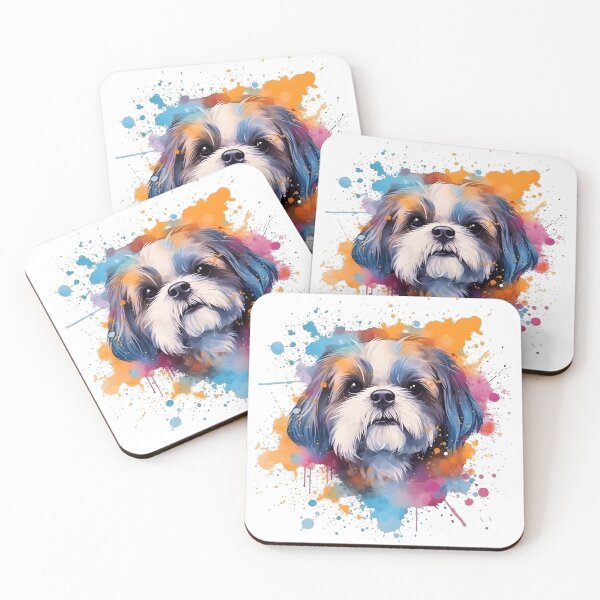 Item preview, Shihtzu | Colorful Watercolor Design #2 designed and sold by MatsurexDesigns.