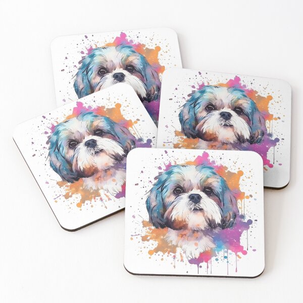 Item preview, Shihtzu | Colorful Watercolor Design #1 designed and sold by MatsurexDesigns.
