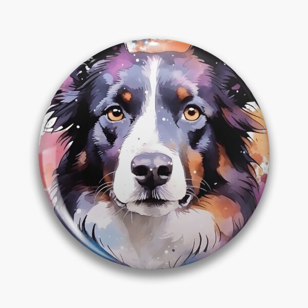 Item preview, Border Collie | Colorful Watercolor Design #4 designed and sold by MatsurexDesigns.