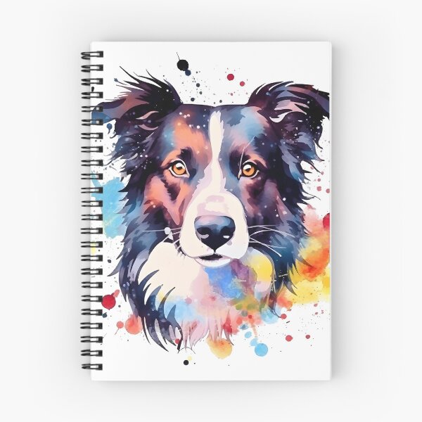 Item preview, Border Collie | Colorful Watercolor Design #3 designed and sold by MatsurexDesigns.