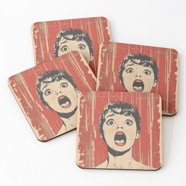 Item preview, Shocked Woman Retro Style designed and sold by Konkam.