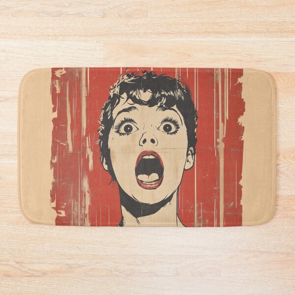 Item preview, Shocked Woman Retro Style designed and sold by Konkam.