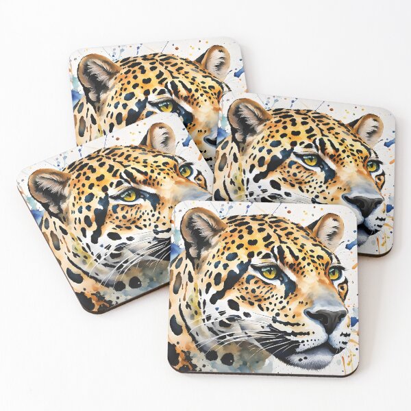 Item preview, Jaguar - World Wildlife Watercolour-style designed and sold by Country-Artist.