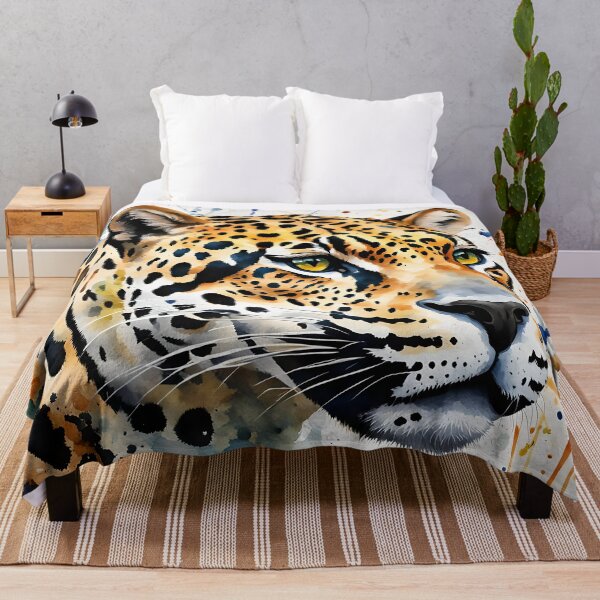 Item preview, Jaguar - World Wildlife Watercolour-style designed and sold by Country-Artist.