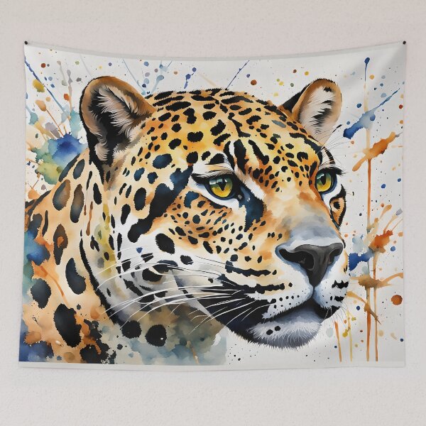 Item preview, Jaguar - World Wildlife Watercolour-style designed and sold by Country-Artist.