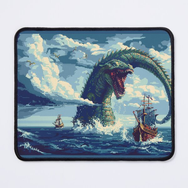 Item preview, sea monster pixel art designed and sold by Samara88.