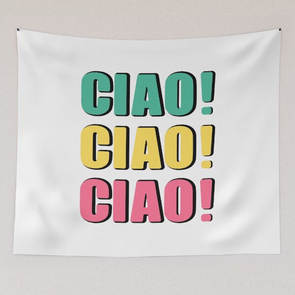 Item preview, Ciao Ciao Ciao Italian Words designed and sold by Jeallan Designs.