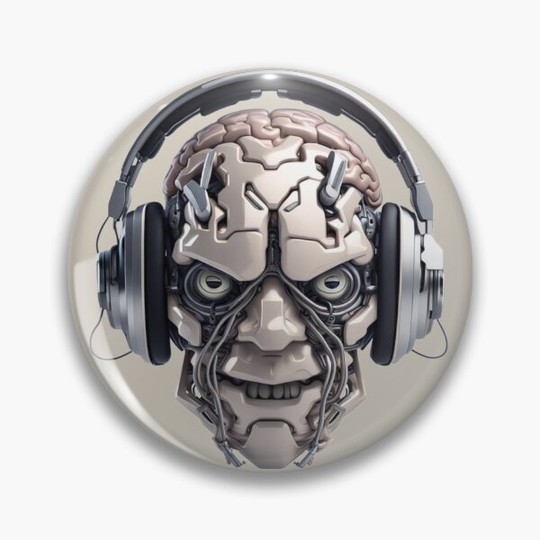 Item preview, Headphones to Brain - Metal Series - #3 of 5 designed and sold by HauntedOpera.