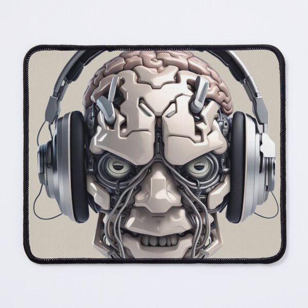 Item preview, Headphones to Brain - Metal Series - #3 of 5 designed and sold by HauntedOpera.