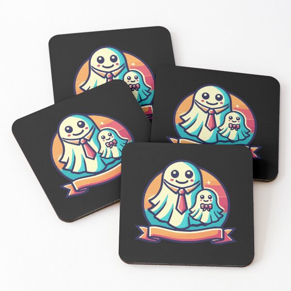 Item preview, Dad Ghost Father With Child Funny Halloween designed and sold by LuminOrb.