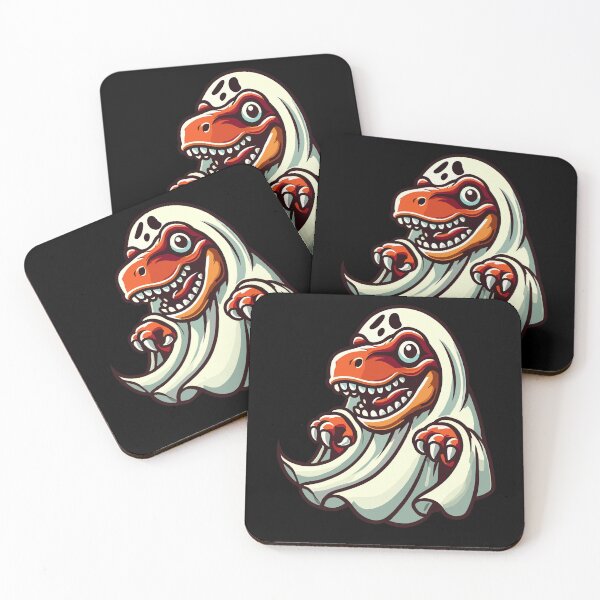 Item preview, Cute Dinosaur Ghost Funny T-rex designed and sold by LuminOrb.