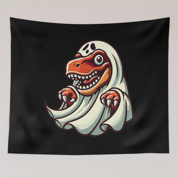Item preview, Cute Dinosaur Ghost Funny T-rex designed and sold by LuminOrb.