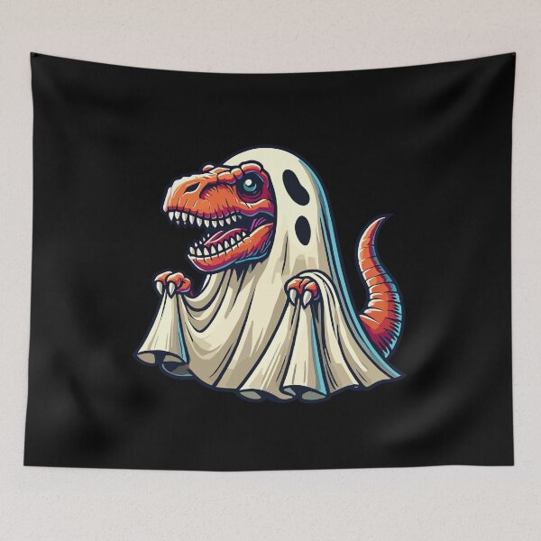 Item preview, Cute Dinosaur Ghost Funny T-rex designed and sold by LuminOrb.