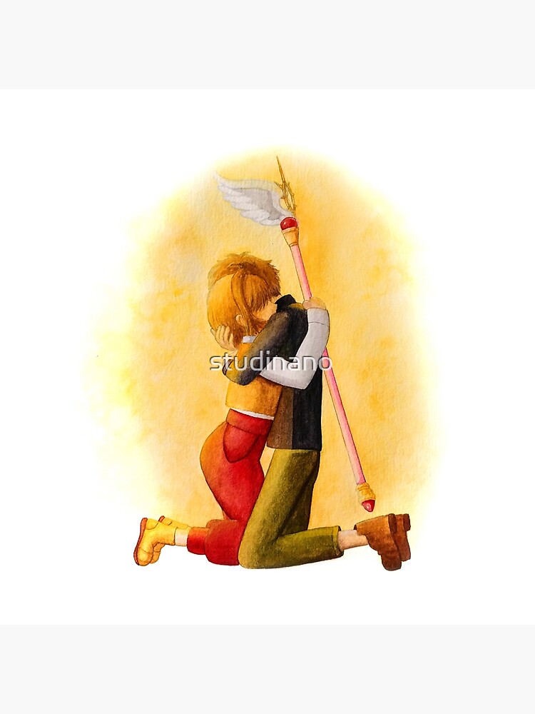 Thumbnail 3 of 3, Poster, Sakura and Syaoran designed and sold by studinano.