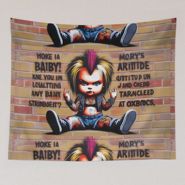 Item preview, Baby Punk Attitude designed and sold by urbanriot.