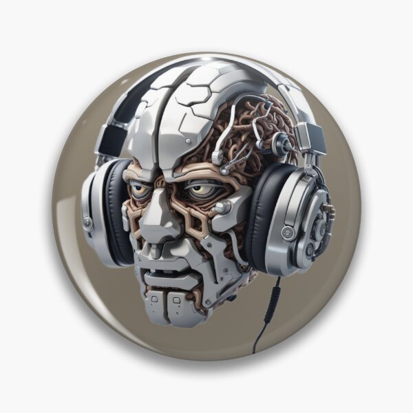Item preview, Headphones to Brain - Metal Series - #4 of 5 designed and sold by HauntedOpera.