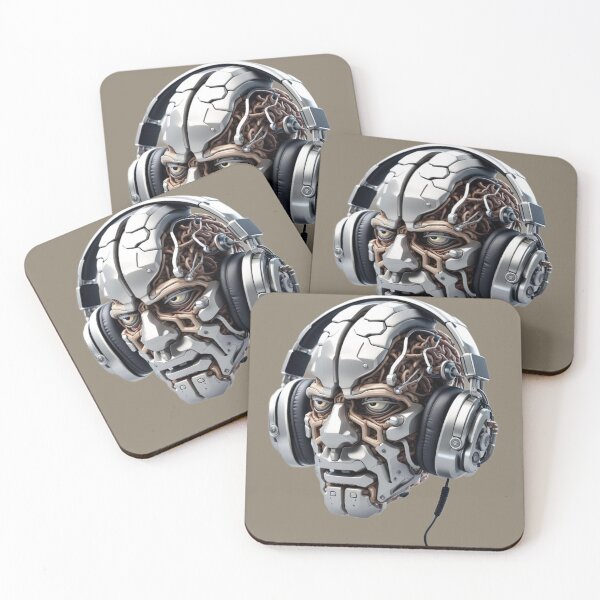 Item preview, Headphones to Brain - Metal Series - #4 of 5 designed and sold by HauntedOpera.