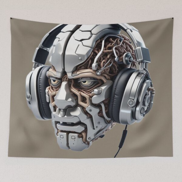 Item preview, Headphones to Brain - Metal Series - #4 of 5 designed and sold by HauntedOpera.
