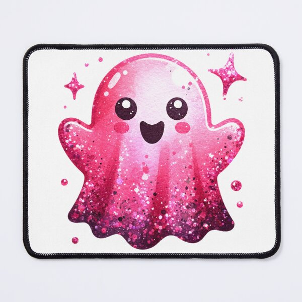 Item preview, Pink Sparkly Halloween Ghost sticker and more designed and sold by CRandRRstickers.