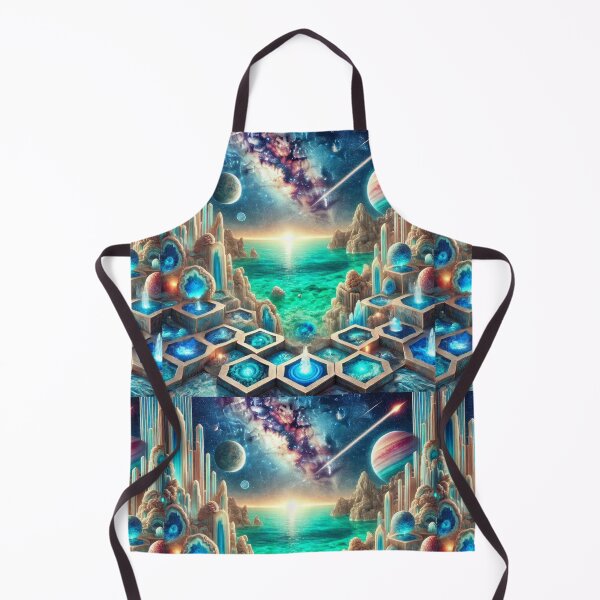 Item preview, Cosmic Geode Wonderland: Crystal Pools Beneath the Stars designed and sold by Meta2Physical.