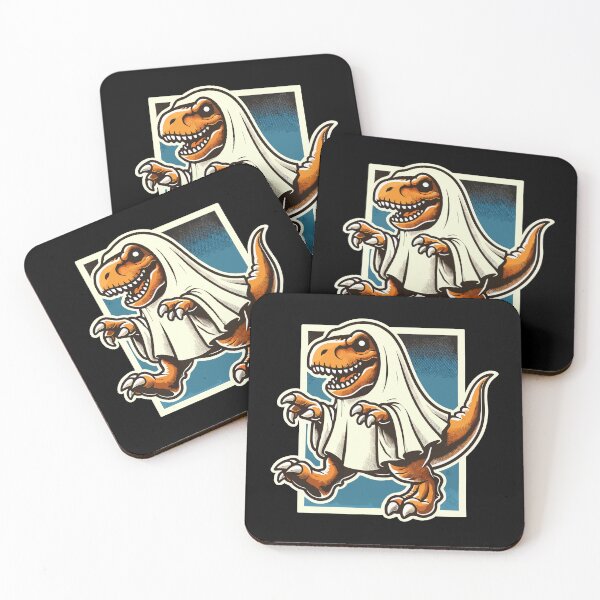 Item preview, Cute Dinosaur Ghost Funny T-rex designed and sold by LuminOrb.