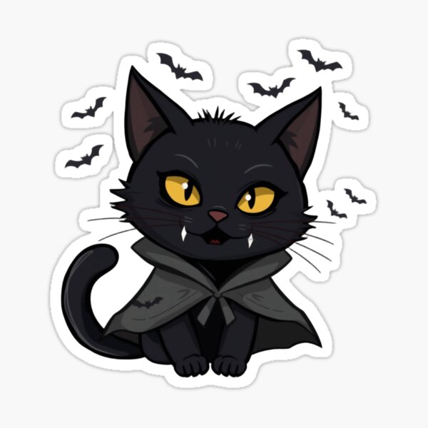 Item preview, Bat Cat: The Spooky Feline designed and sold by Lvmcil.
