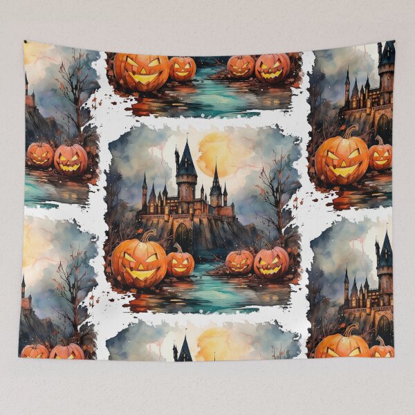 Item preview, Spooky Pumpkins, Halloween designed and sold by ArtPixelHaven.