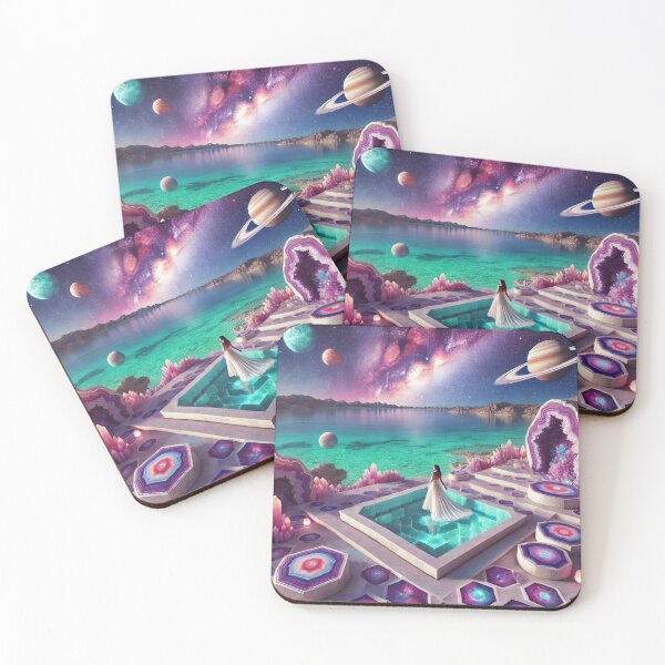 Item preview, Celestial Beauty: Purple Geodes and Cosmic Elegance designed and sold by Meta2Physical.