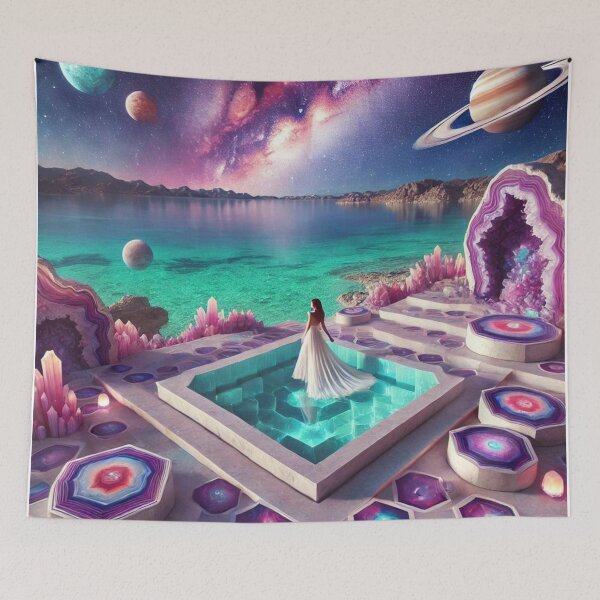 Item preview, Celestial Beauty: Purple Geodes and Cosmic Elegance designed and sold by Meta2Physical.