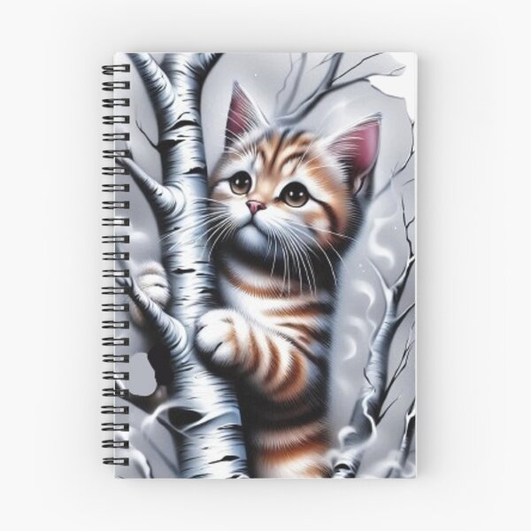 Item preview, "Intrigued Look: The Cat on the Birch" designed and sold by CHRIST5000.