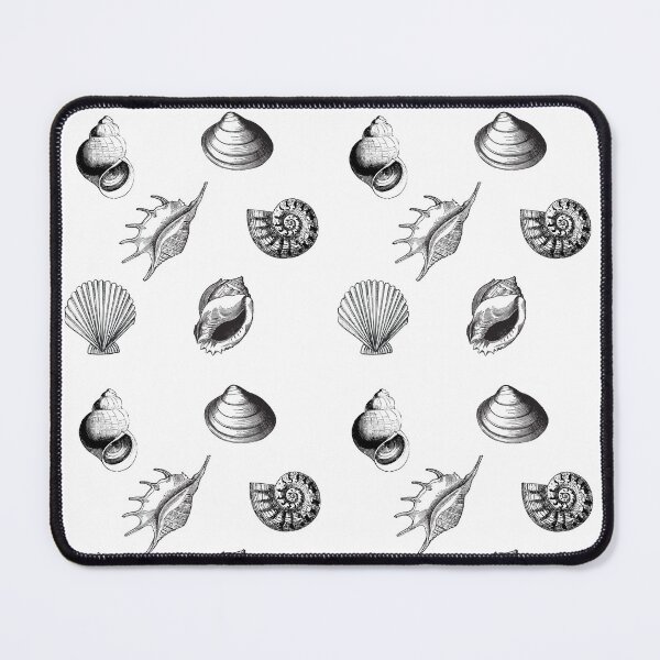 Item preview, Seashells. Black and white designed and sold by LineArtForYou.