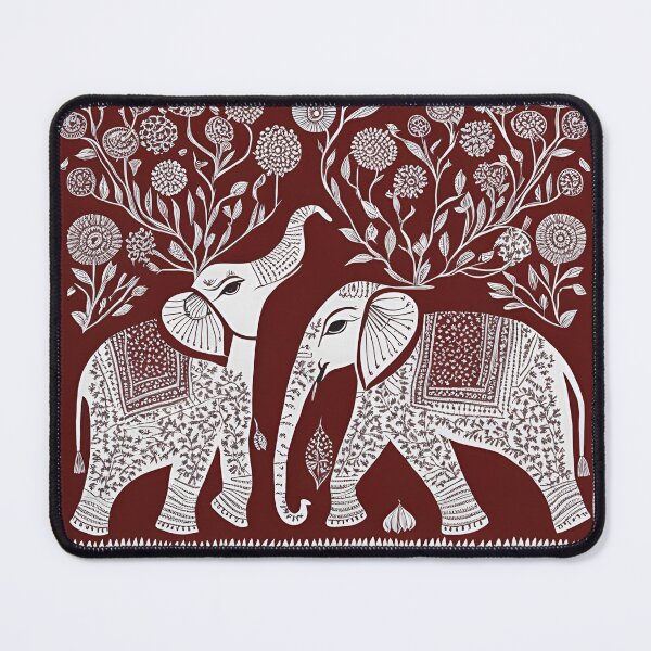 Item preview, Warli Elephant design designed and sold by Chirayu1111.