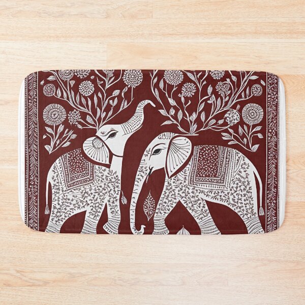 Item preview, Warli Elephant design designed and sold by Chirayu1111.