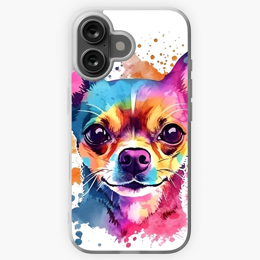 Chihuahua | Colorful Watercolor Design #3 Sticker