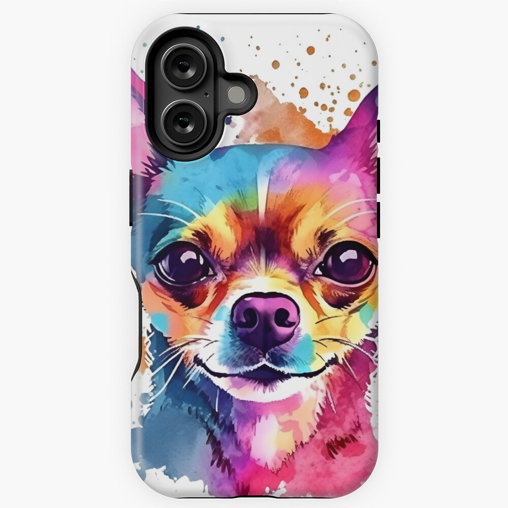 Chihuahua | Colorful Watercolor Design #3 Sticker
