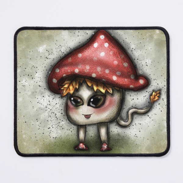 Item preview, Cute fall mushroom creature designed and sold by Aileen-Lights.