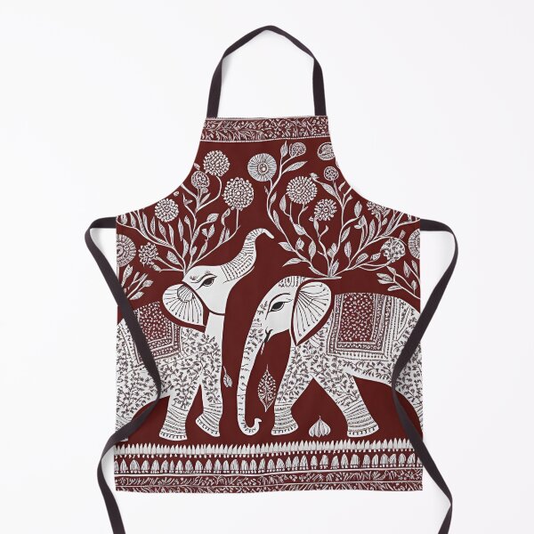 Item preview, Warli Elephant design designed and sold by Chirayu1111.
