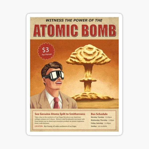 Item preview, Atomic Bomb designed and sold by IanBakerToons.