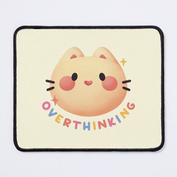 Item preview, Overthinking | Cute Kitty designed and sold by Thea's Workshop.