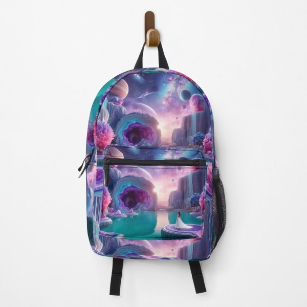 Item preview, Seamless Cosmic Elegance: Purple Geodes and Hidden Dimensions designed and sold by Meta2Physical.
