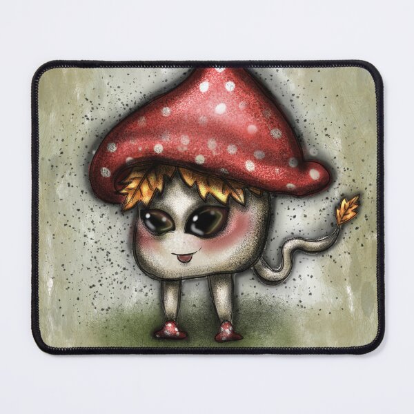 Item preview, Cute fall mushroom creature designed and sold by Aileen-Lights.