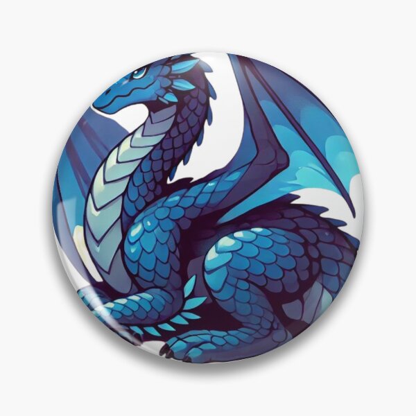 Item preview, Fantasy Blue Winged Dragon Illustration designed and sold by JuricGoon.